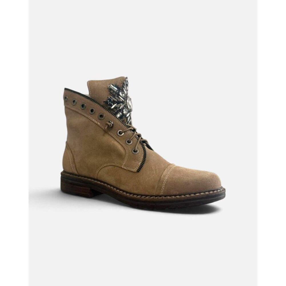 VINCE CAMUTO Sefella Beaded Combat Boots, NEW! Size 12